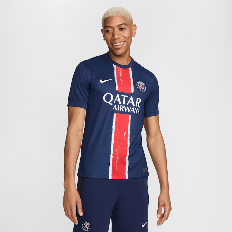 Camisa Psg Home I 24/25 - Nike Torcedor Masculina - Azul