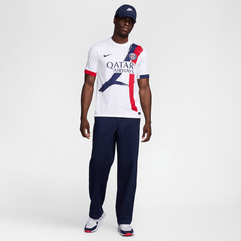 Camisa Psg Away II 24/25 - Nike Torcedor Masculina - Branca