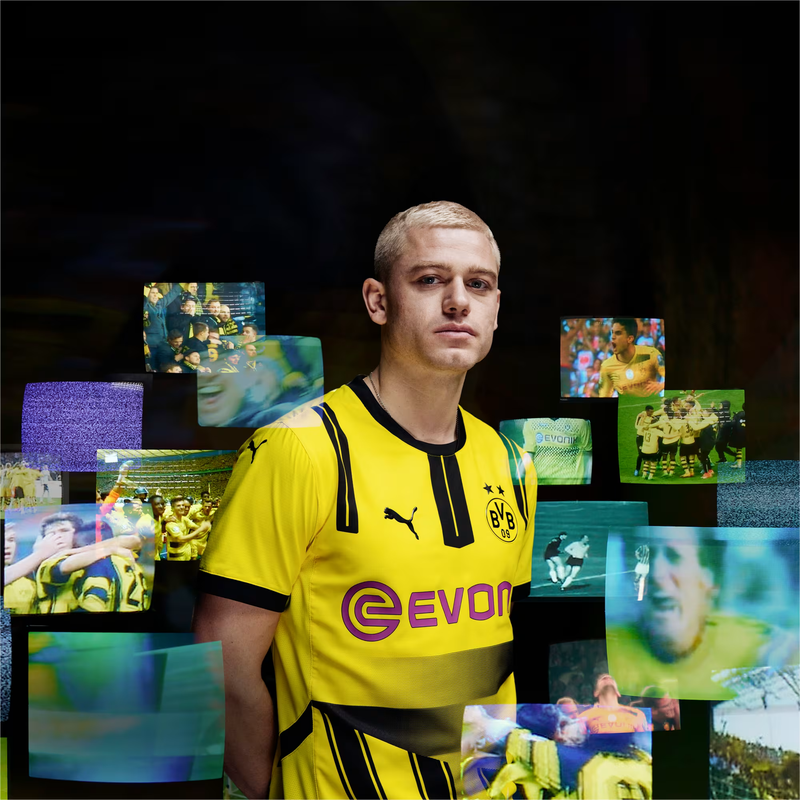 Camisa Borussia Dortmund Cup 24/25 - Puma Torcedor Masculina