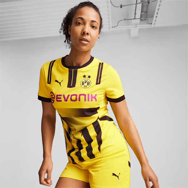 Camisa Borussia Dortmund Cup 24/25 - Feminina Puma Torcedor