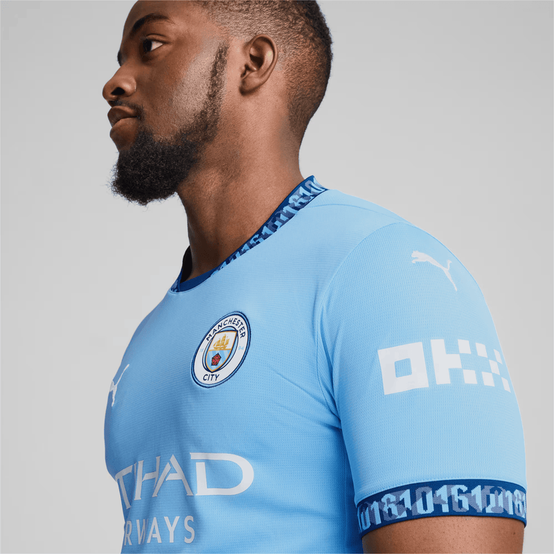 Camisa Manchester City Home 24/25 - Puma Torcedor Masculina - Azul