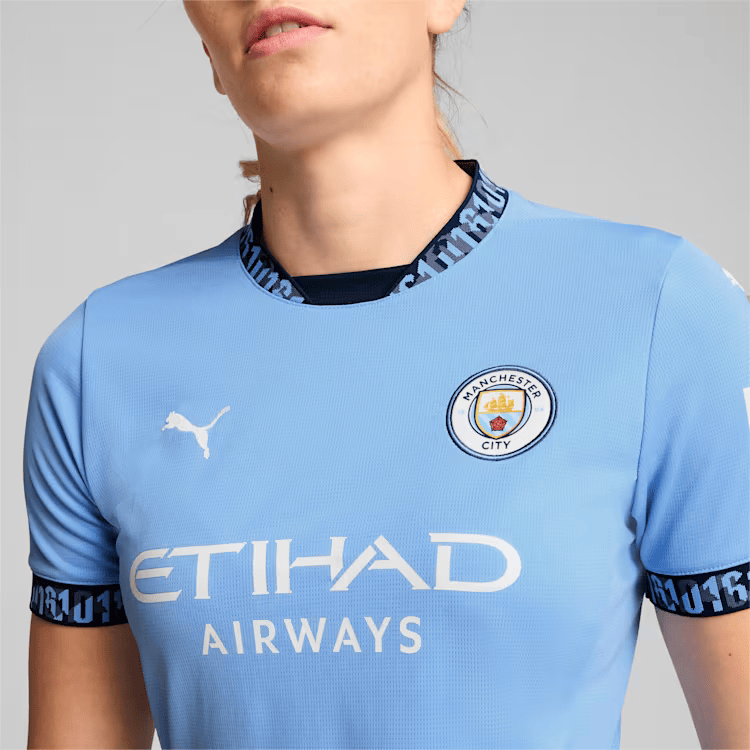 Camisa Manchester City Home I 24/25 Feminina - Puma Torcedor Azul