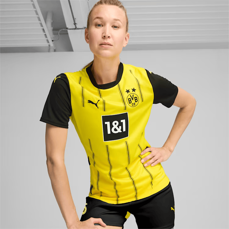 Camisa Borussia Dortmund Home I 24/25 Feminina - Puma Torcedor