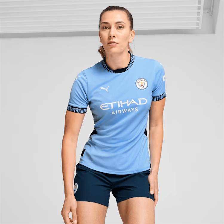 Camisa Manchester City Home I 24/25 Feminina - Puma Torcedor Azul