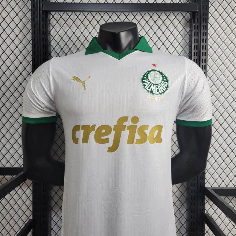 Camisa Palmeiras Away 24/25 - Versão Jogador -Masculina - Branca