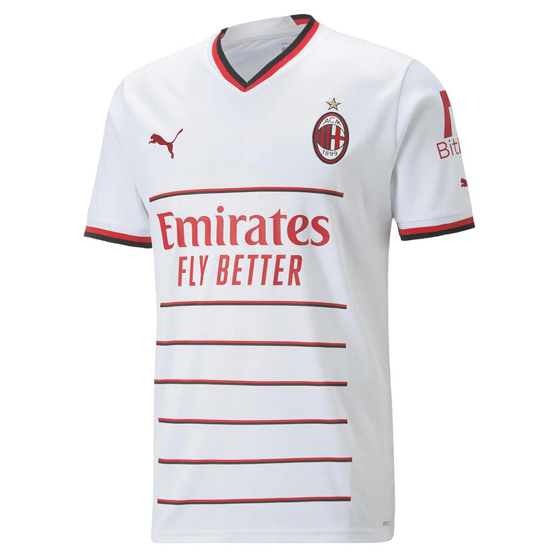 Camisa Milan Away  22/23 - Puma Torcedor Masculina - Branca