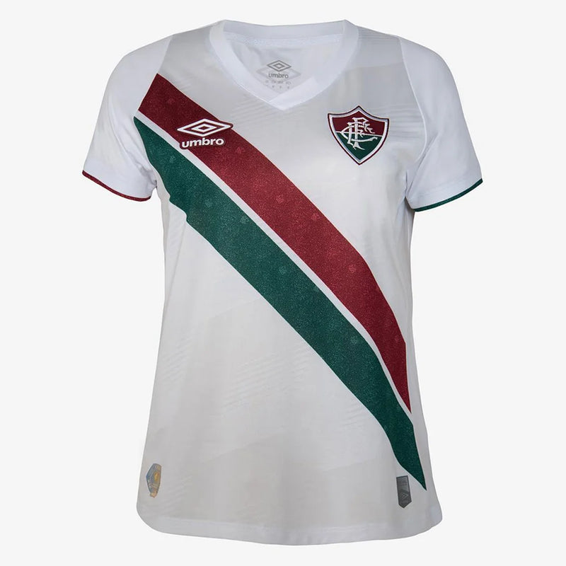 Camisa Fluminense Away II 24/25 Feminina - Umbro Torcedor Branca