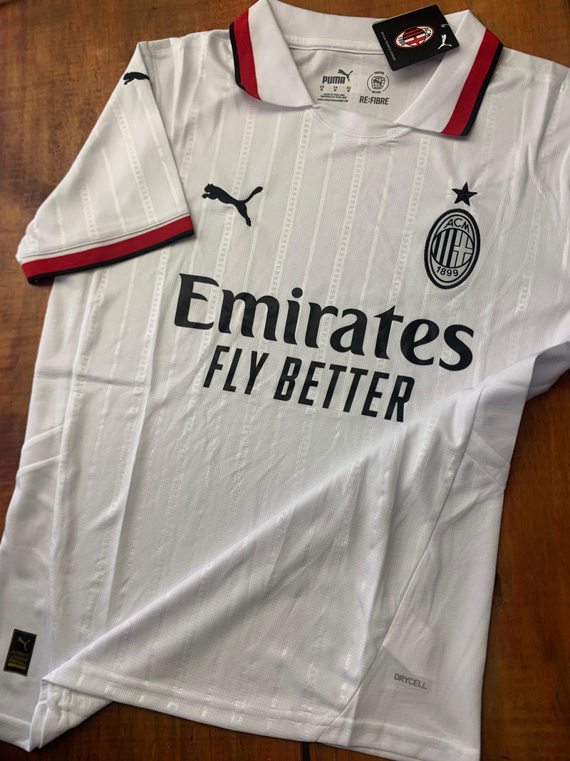 Camisa AC Milan Away II 24/25 - Torcedor Puma Masculina - Branca