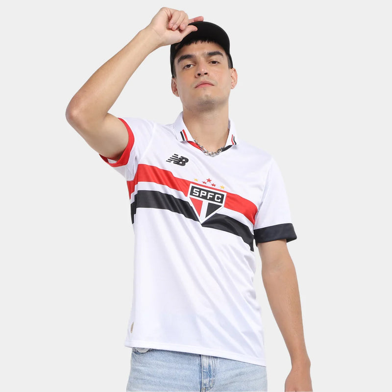 Camisa São Paulo Home 24/25 - NB Torcedor Masculina - Branca