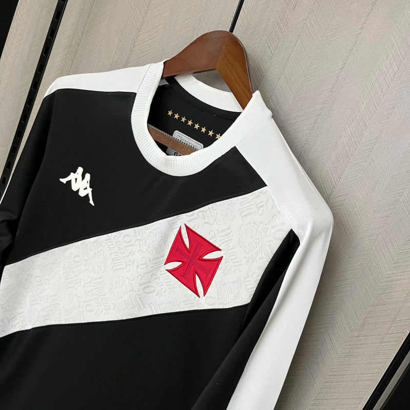 Camisa Vasco Home I 24/25 - Kappa Torcedor Masculina Manga Longa