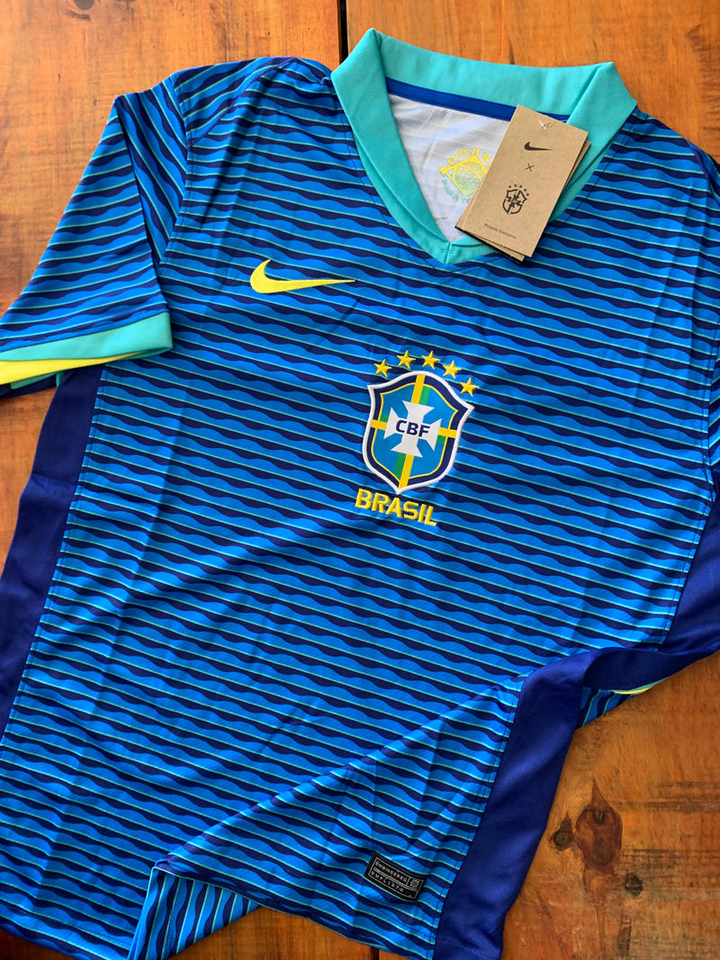 Camisa Brasil Away II Copa América 24/25 - Nike Torcedor Masculina Azul