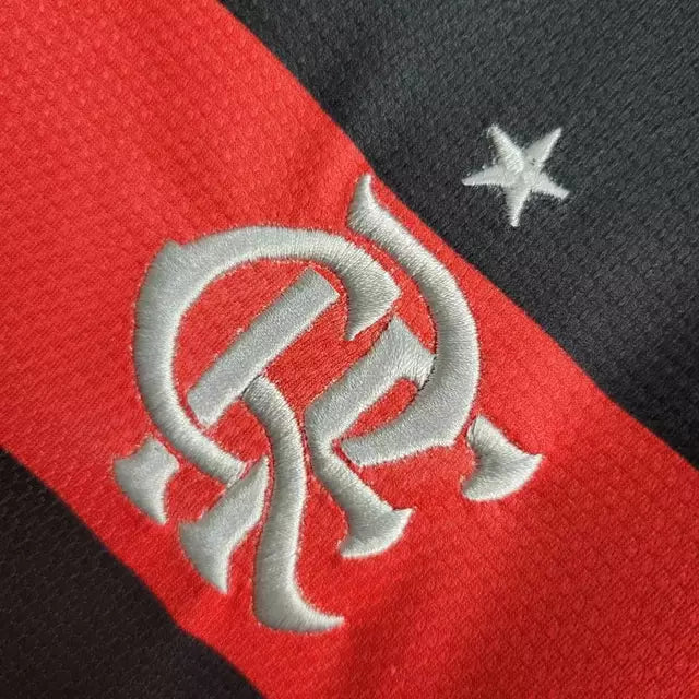 Kit Infantil Flamengo Manga Longa Titular I 24/25