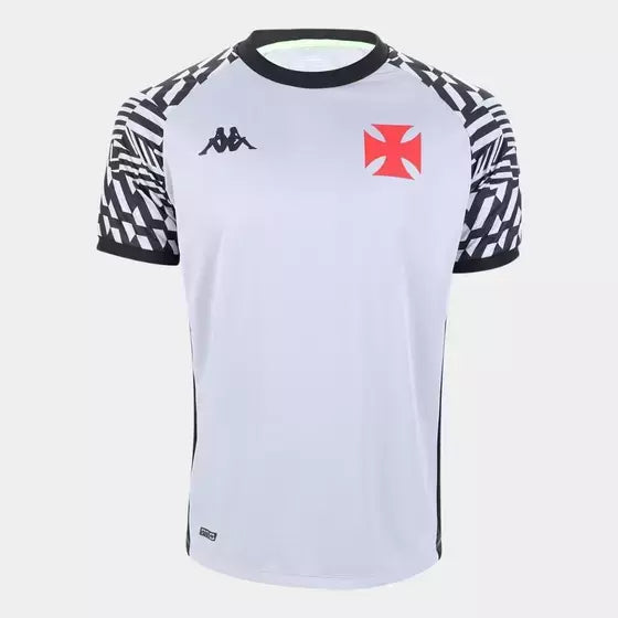 Camisa Vasco Treino 22/23 - Kappa Torcedor Masculina - Cinza