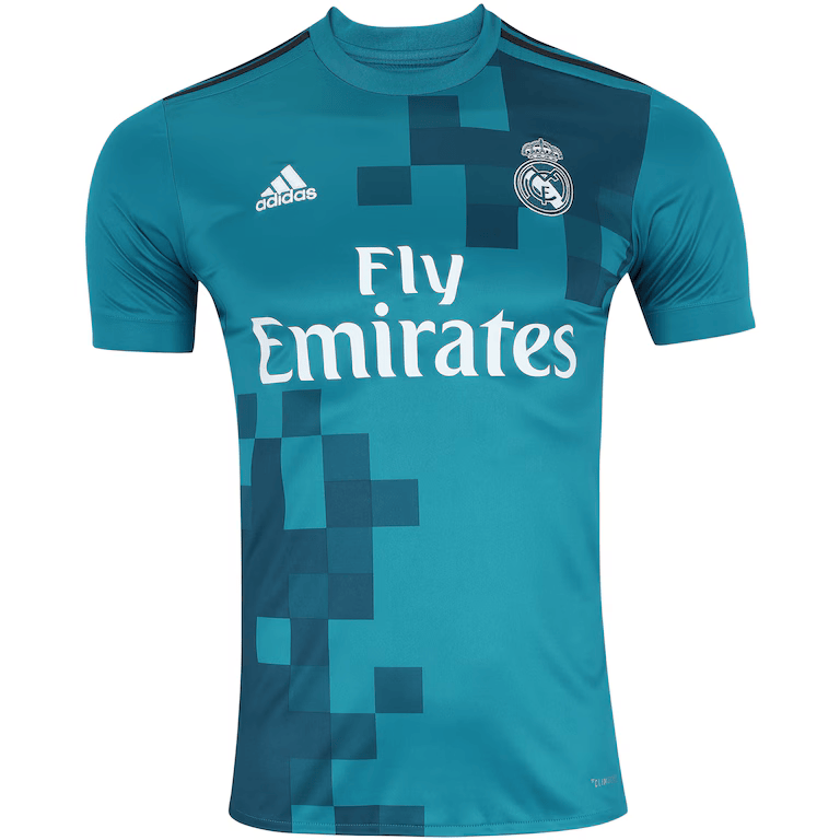 Camisa Real Madrid Away 17/18 - Versão Retro - Azul