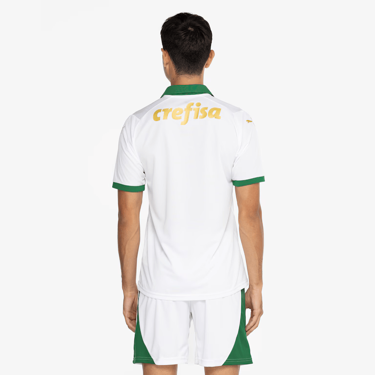 Camisa Palmeiras Away II 24/25 - Puma Torcedor Masculina - Branca.