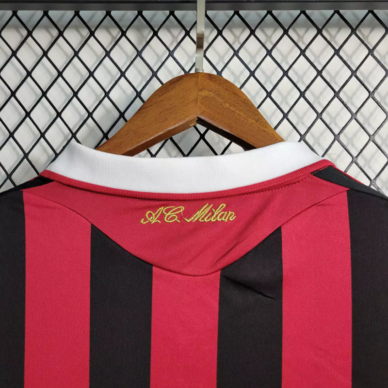 Camisa Retrô Milan 09/10 Manga Longa Adidas