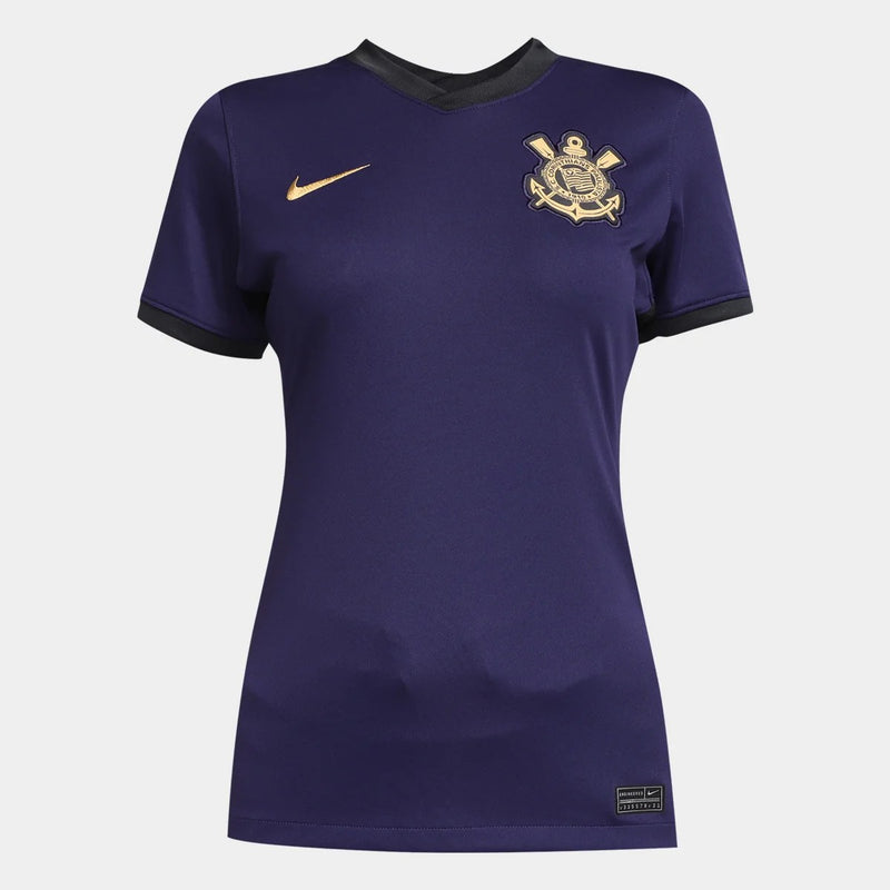 Camisa Corinthians III 21/22 Feminina - Nike Torcedor Roxa