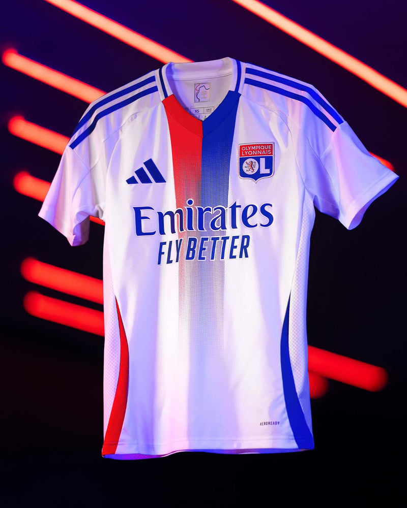 Camisa Lyon Home 24/25 - Adidas Torcedor Masculina