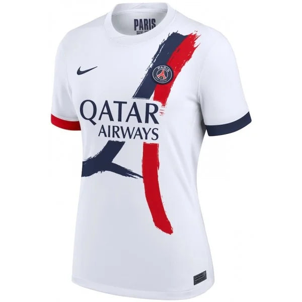 Camisa PSG Away II 24/25 Feminina - Nike Versão Torcedor - Branca