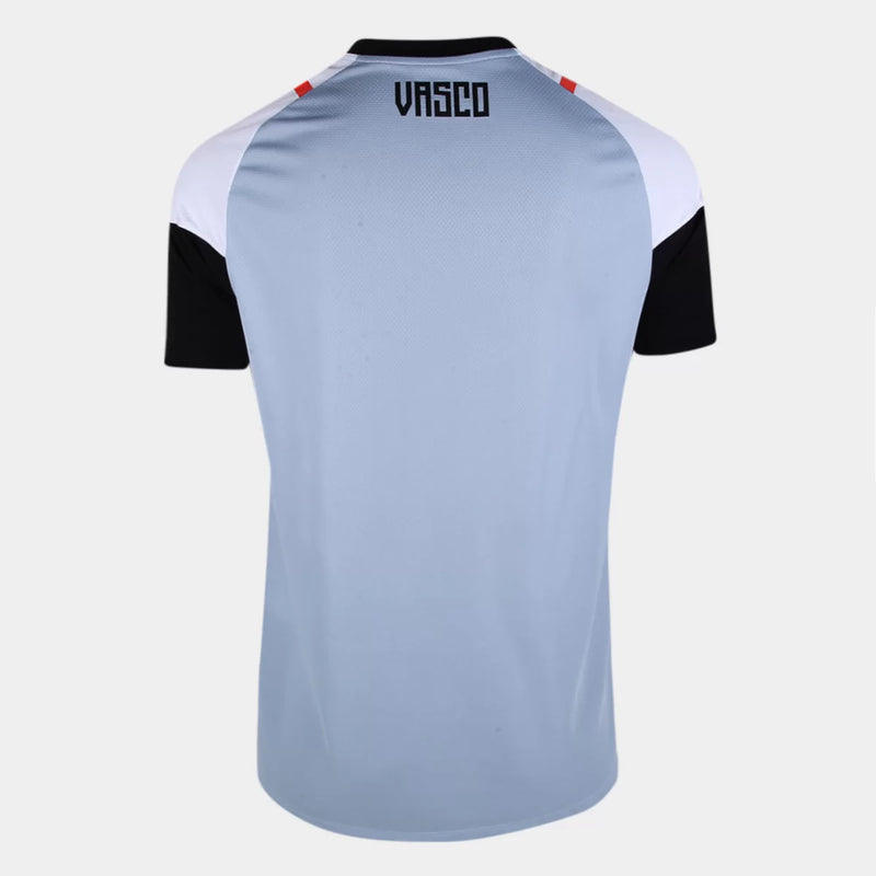 Camisa Vasco Treino 23/24 - Kappa Torcedor Masculina - Cinza