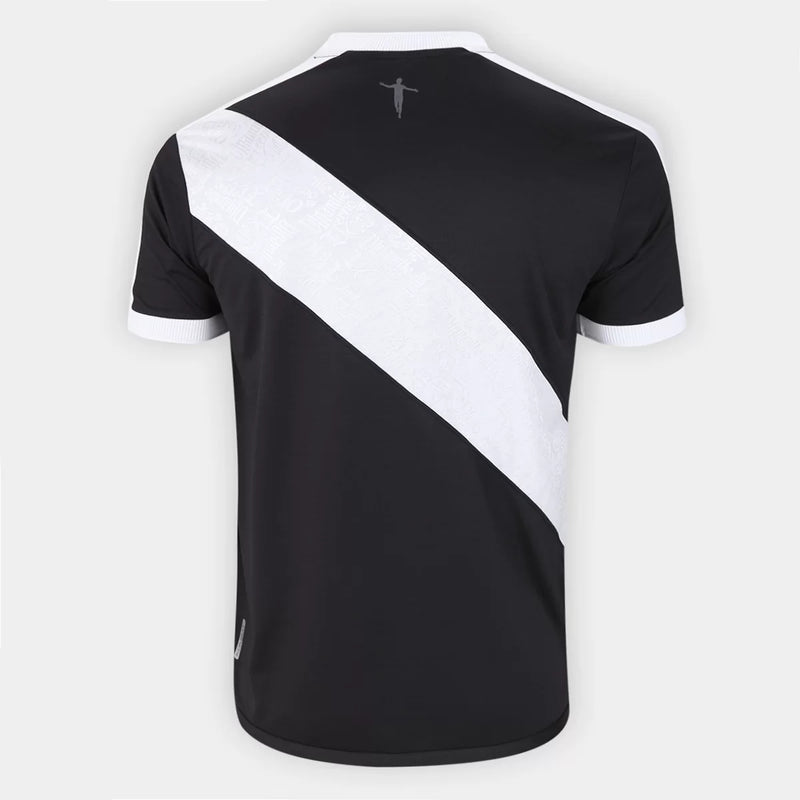 Camisa Vasco Home 24/25 - Kappa Torcedor Masculina - Preta e Branca