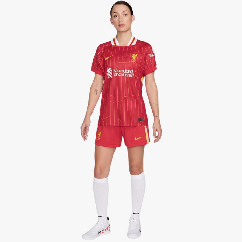 Camisa Liverpool Home I 24/25 Feminina - Nike Torcedor Vermelha