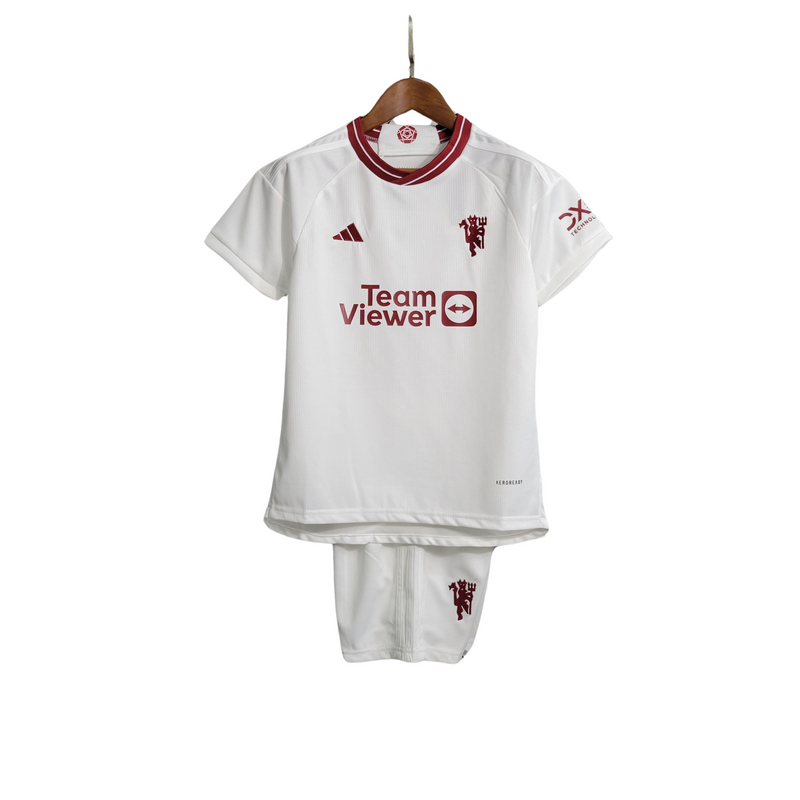 Kit Infantil Manchester United Away 23/24