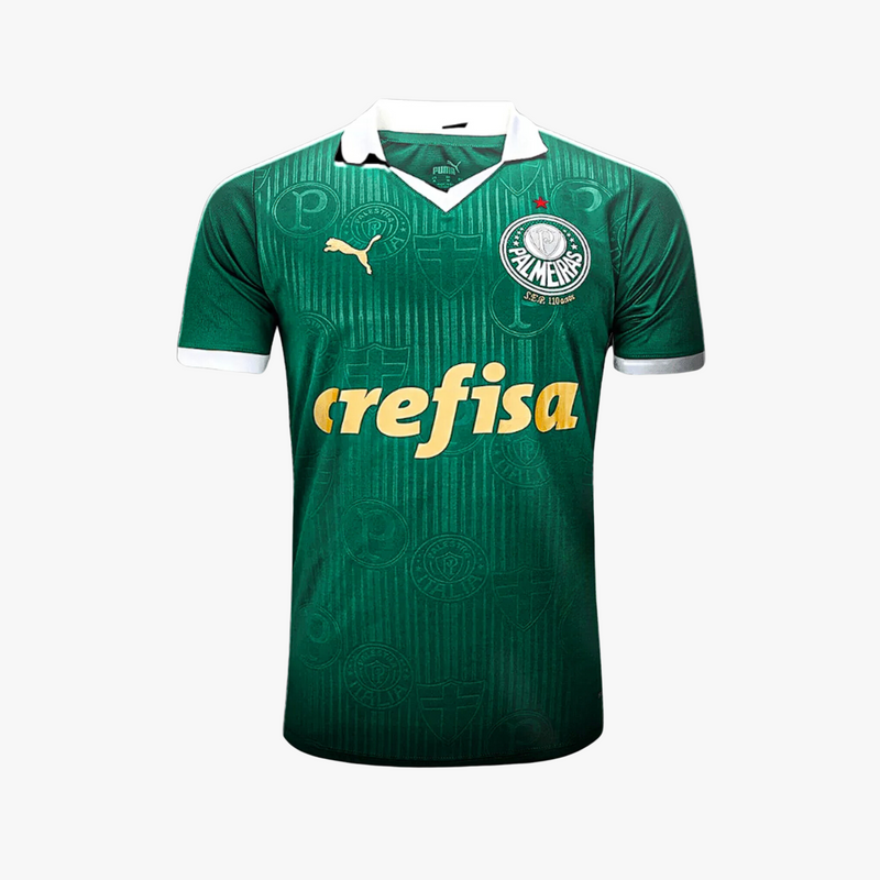 Camisa Palmeiras Home 24/25 - Puma Torcedor Masculina - Verde.