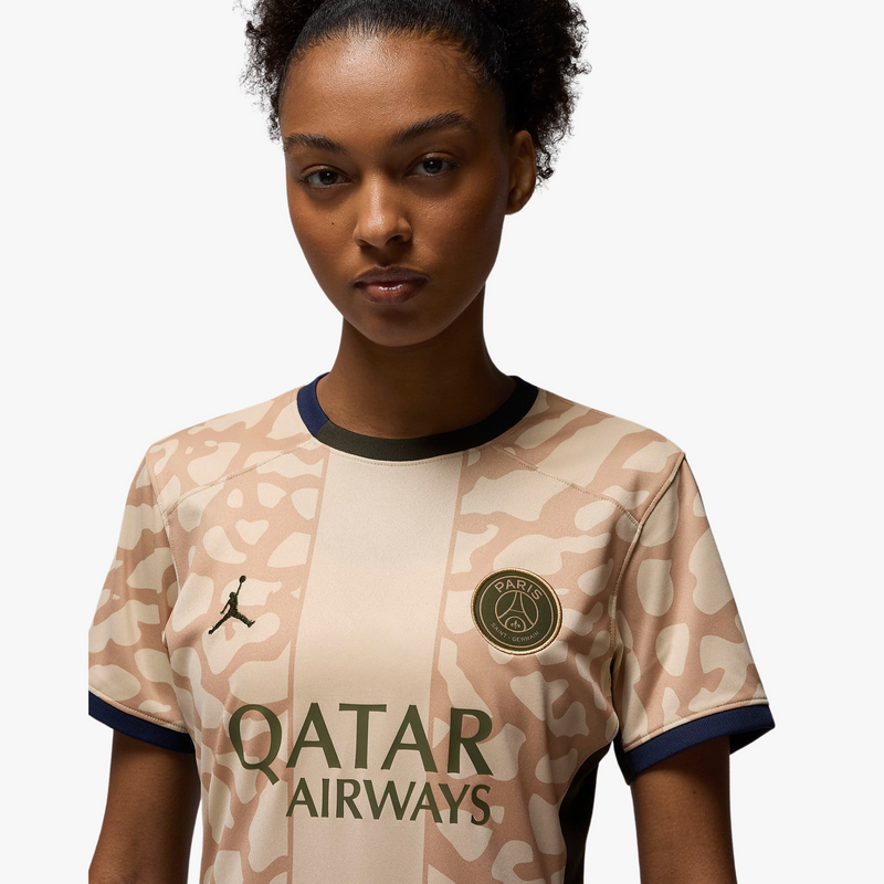 Camisa PSG 23/24 Feminina - Jordan Torcedor Bege