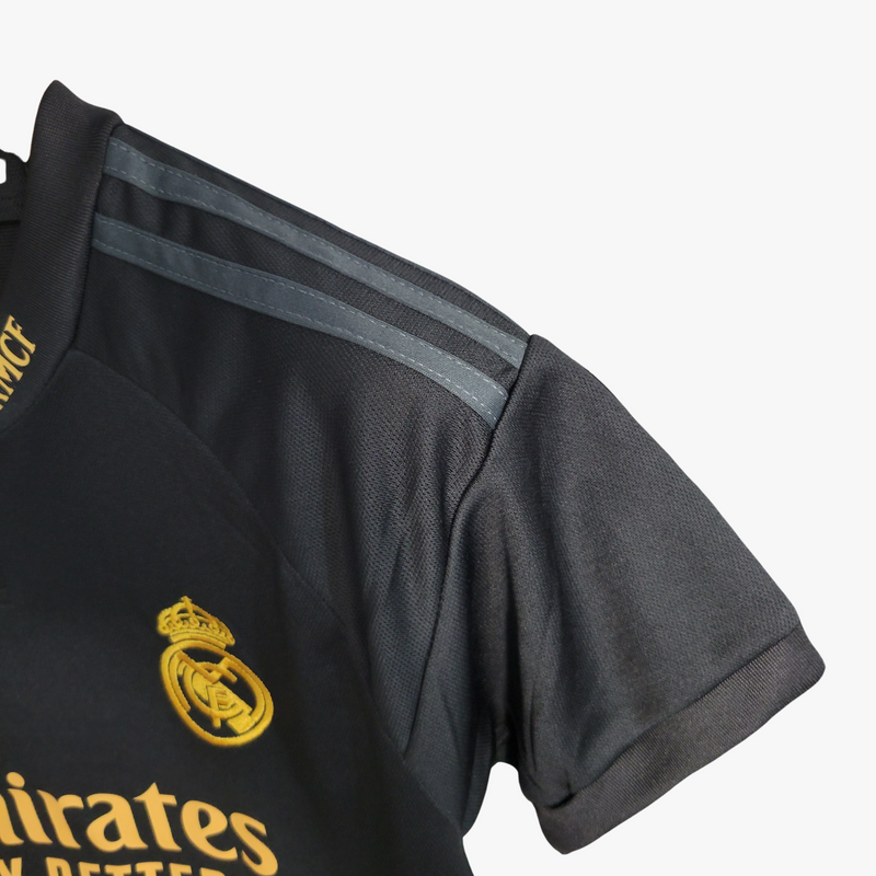 Kit Infantil Real Madrid Away III 23/24 + Shorts - Adidas