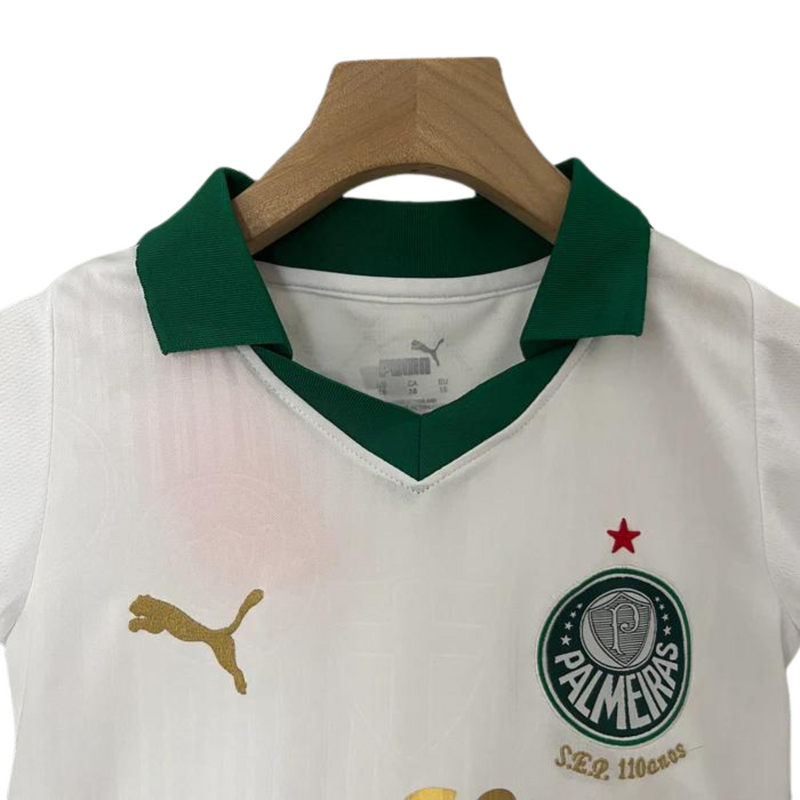 Kit Infantil Palmeiras Home I 24/25 - Branco