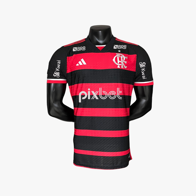 Camisa Flamengo Titular I 24/25 - Versão Jogador + Patrocínios