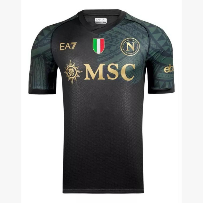 Camisa Napoli Away 23/24 EA7 Torcedor Masculina