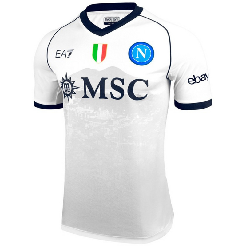 Camisa Napoli Away 23/24 EA7 Torcedor Masculina