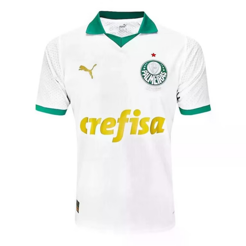 Camisa Palmeiras Away II 24/25 - Puma Torcedor Masculina - Branca