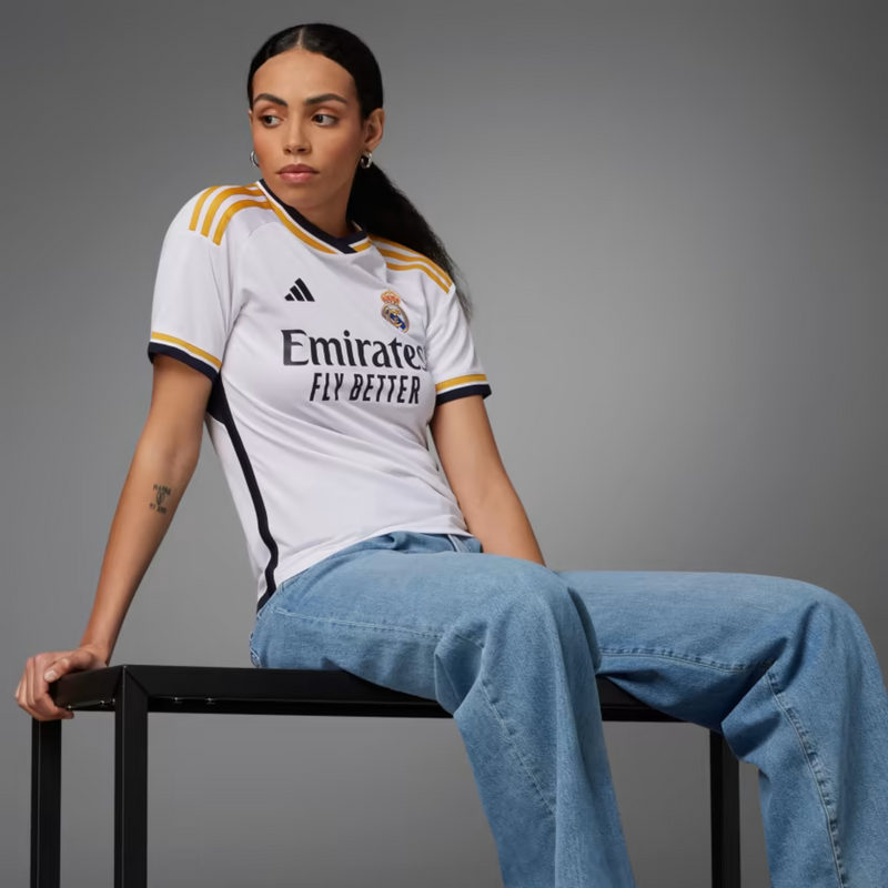 Camisa Real Madrid Home 23/24 - Adidas Torcedor Feminina