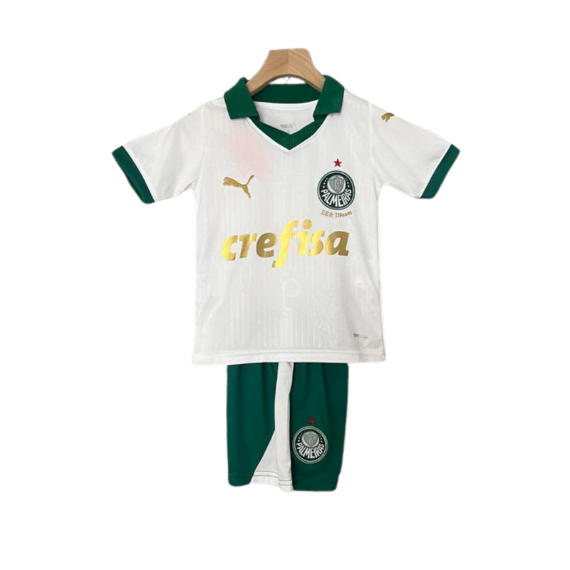 Kit Infantil Palmeiras Home I 24/25 - Branco