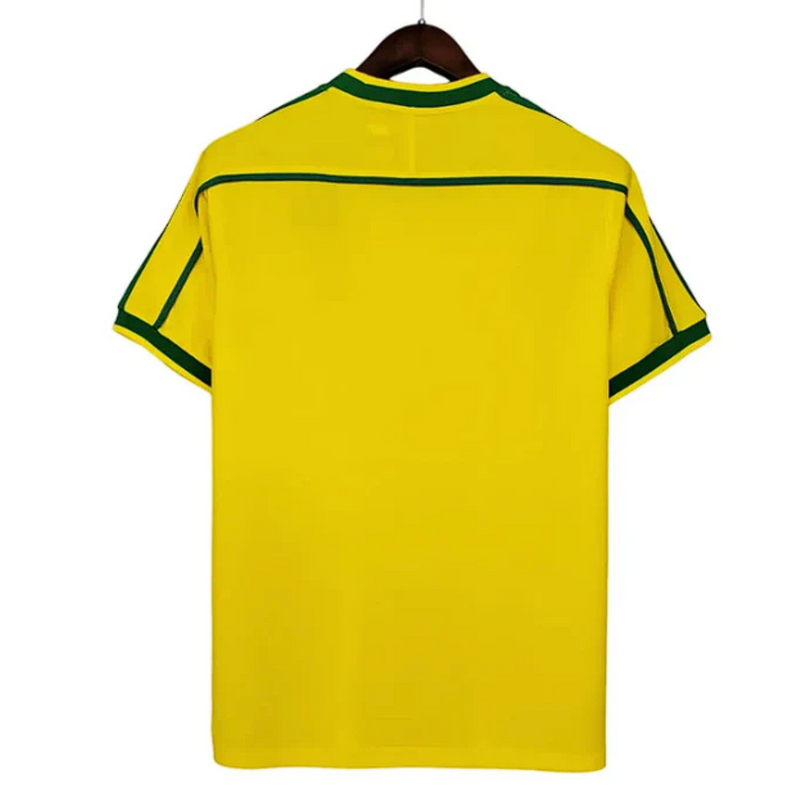 Camisa Brasil Retro 1998 - Nike Torcedor Masculina Amarela