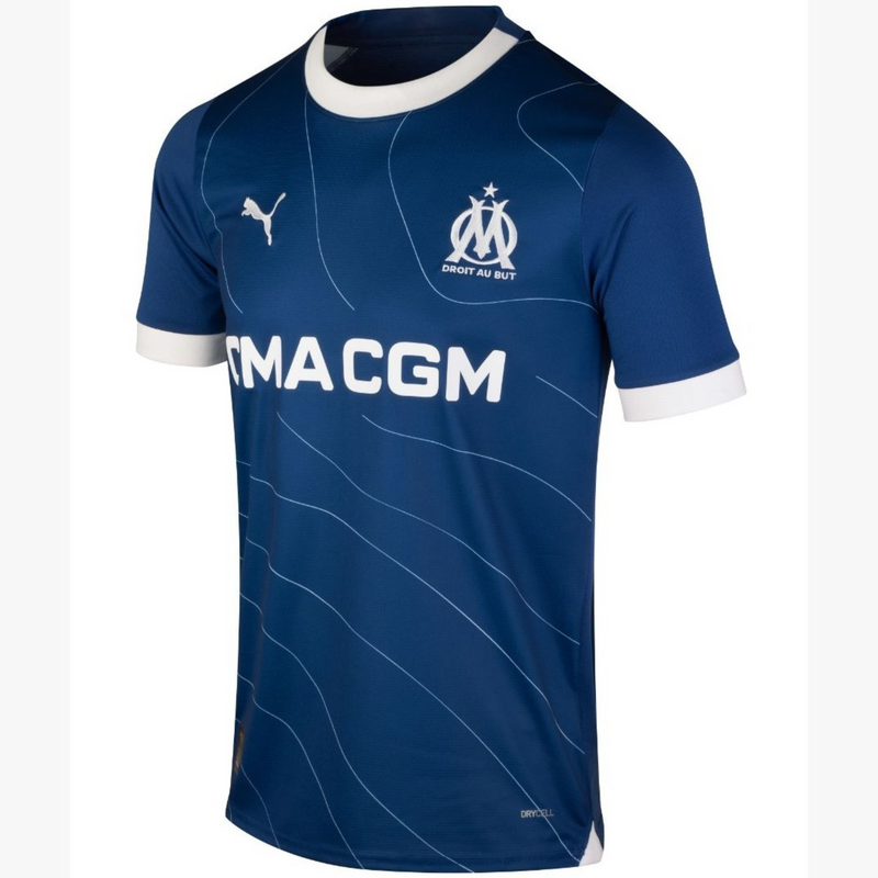 Camisa Olympique de Marseille Away  23/24 - Puma Torcedor Masculina