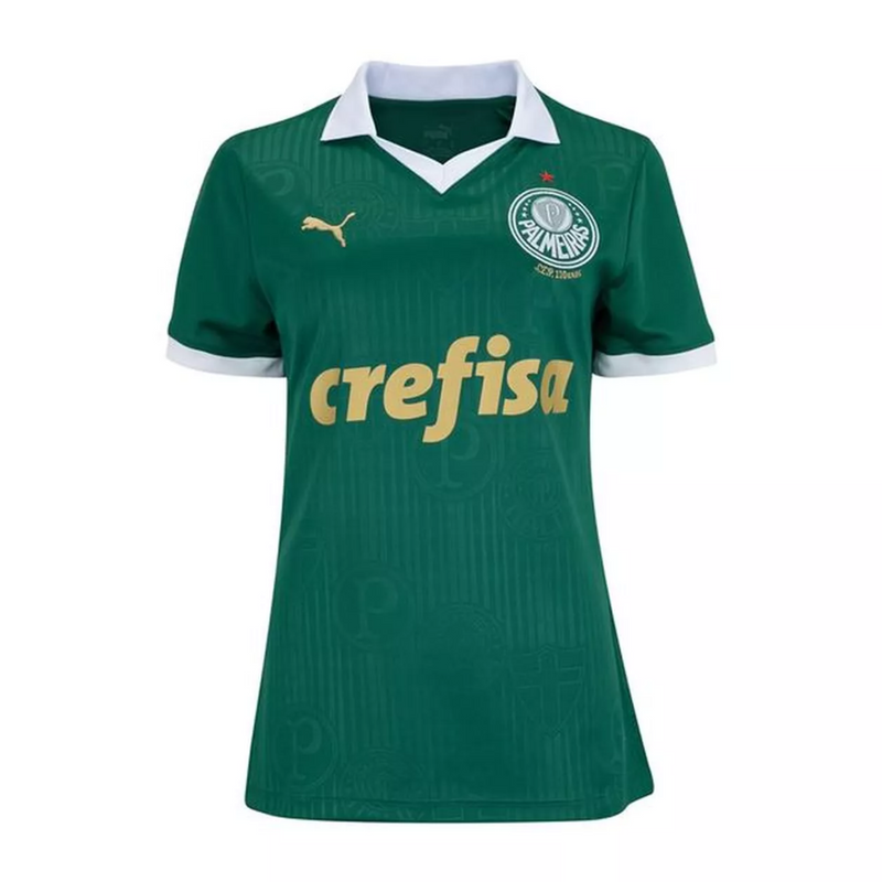 Camisa Palmeiras Home 24/25 - Puma Torcedor Feminina - Verde