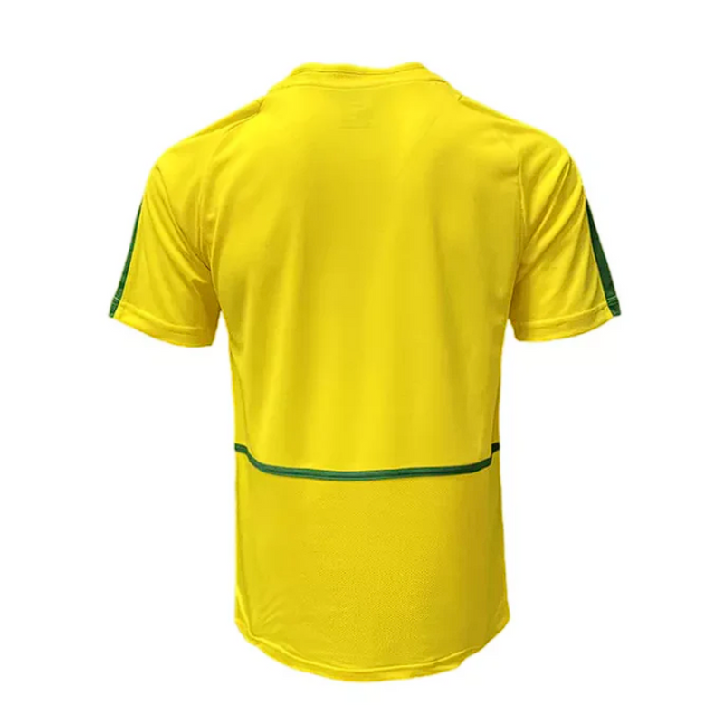 Camisa Brasil 2002 Home I - Nike Torcedor Masculina Amarela