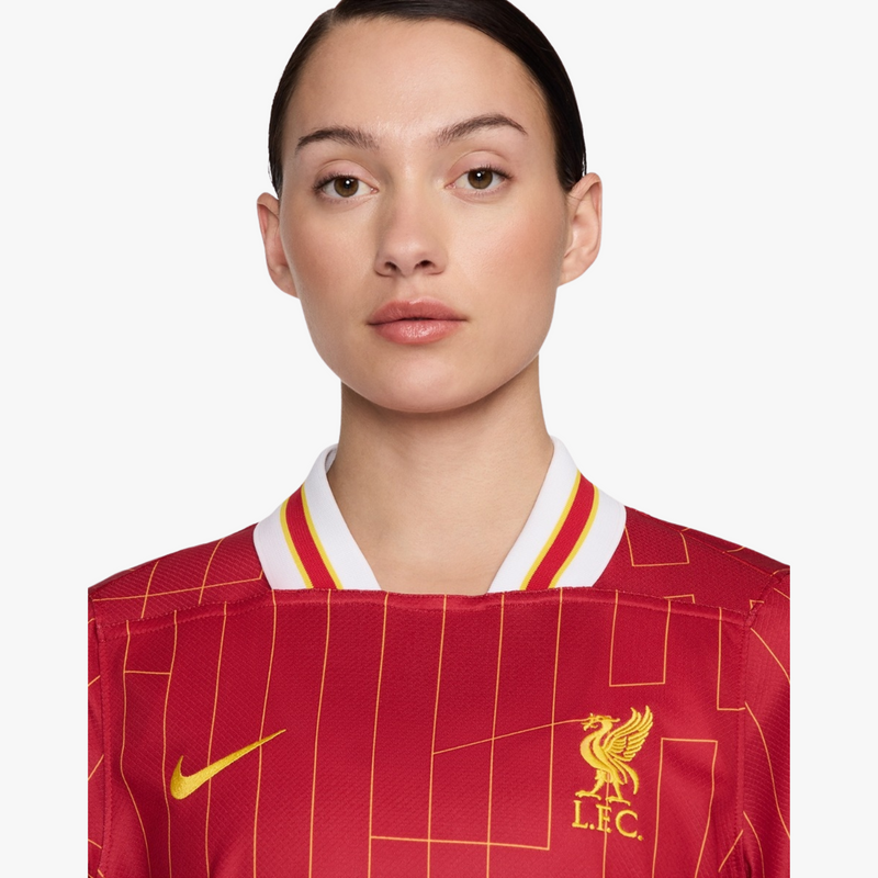 Camisa Liverpool Home I 24/25 Feminina - Nike Torcedor Vermelha