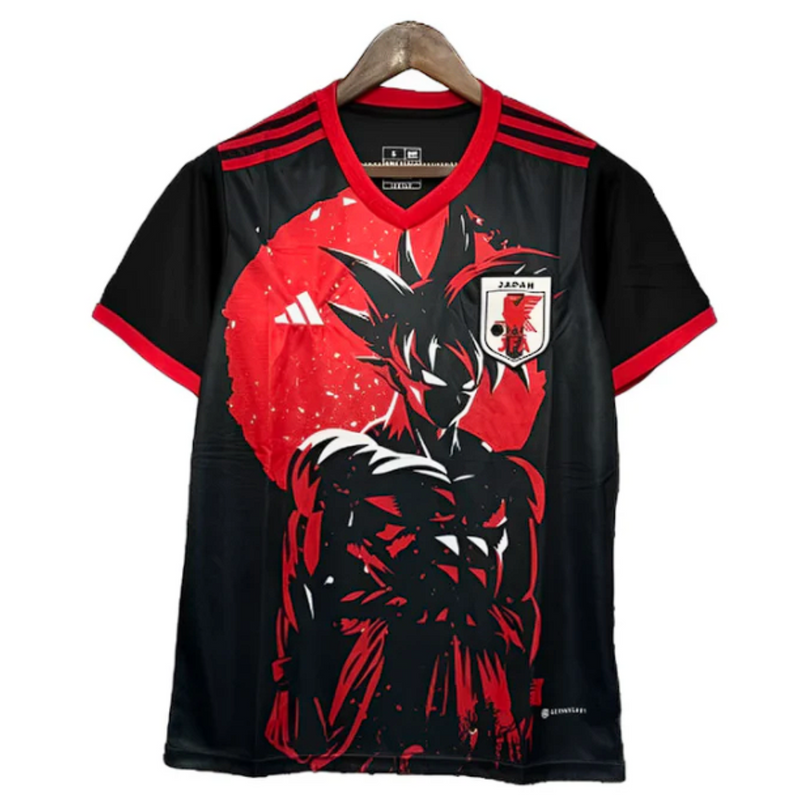 Camisa Japão Edição Dragon Ball 2024 - Adidas Torcedor Masculina - Vermelho e Preto