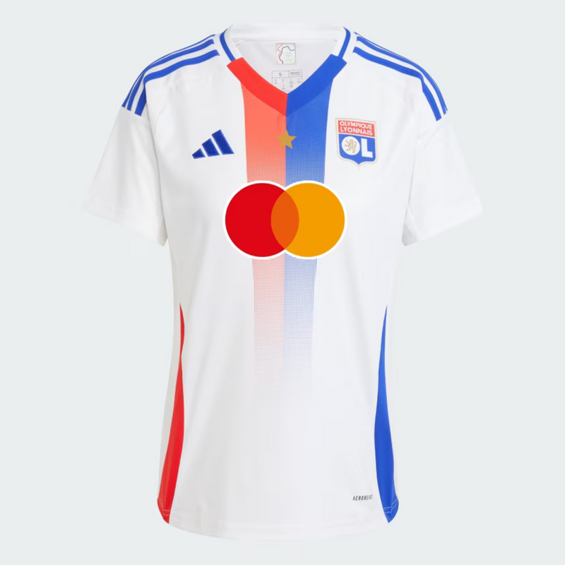 Camisa Lyon I 24/25 Feminina - Adidas Versão Torcedor - Branca