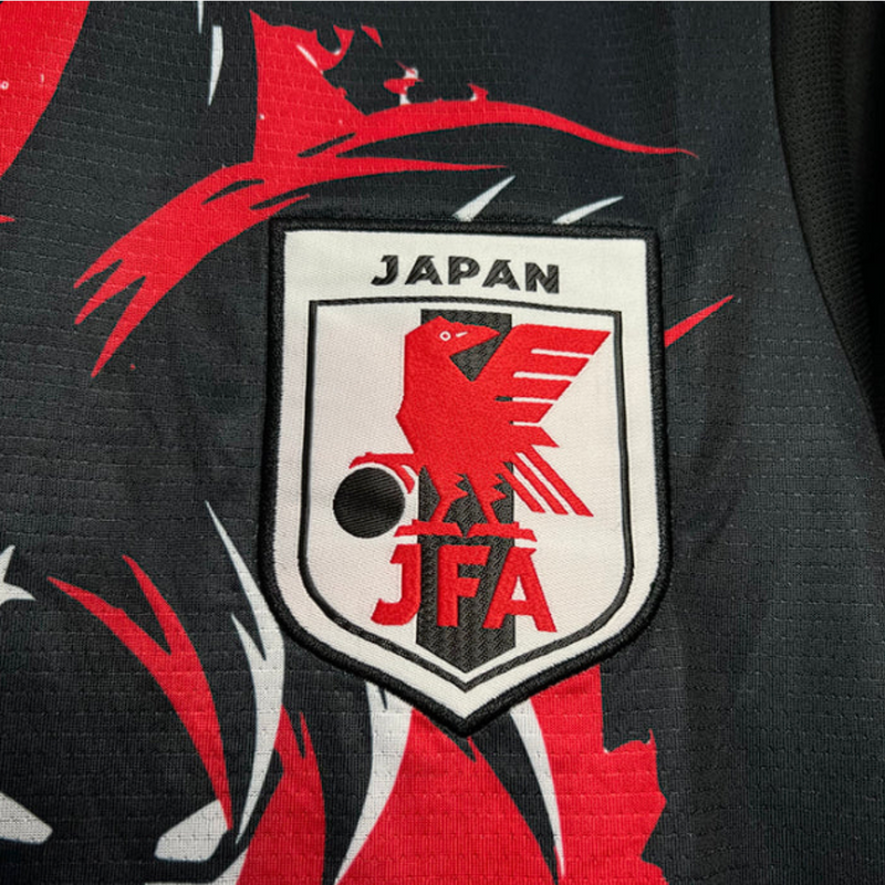 Camisa Japão Edição Dragon Ball 2024 - Adidas Torcedor Masculina - Vermelho e Preto