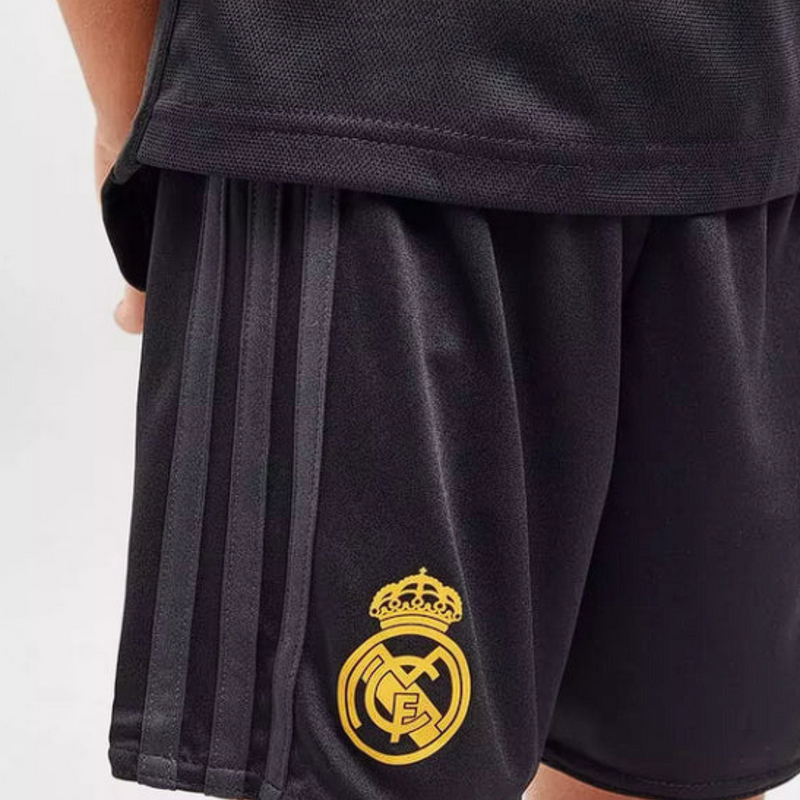 Kit Infantil Real Madrid Away III 23/24 + Shorts - Adidas