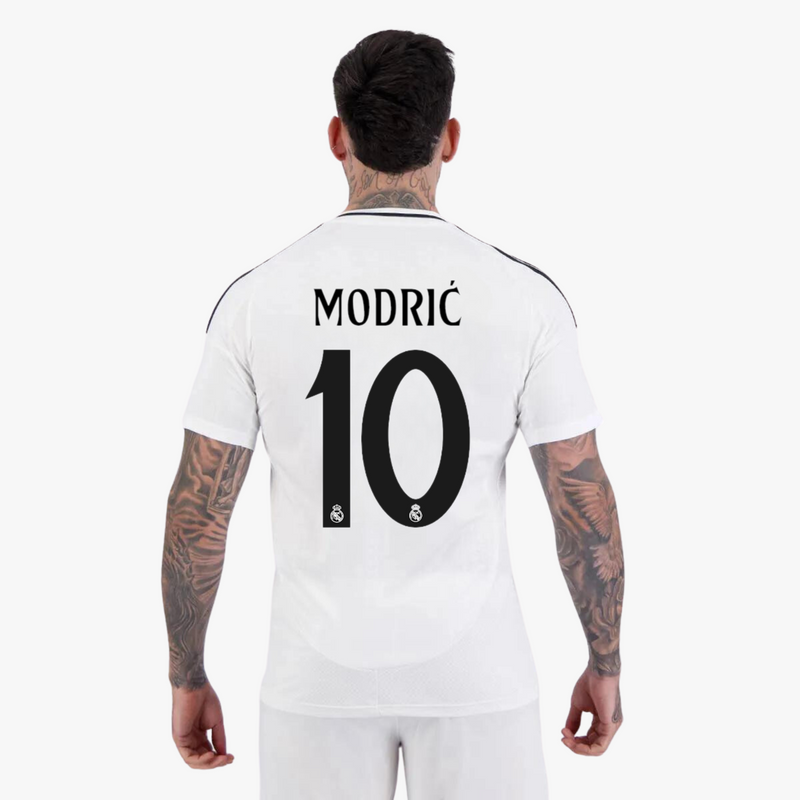 Camisa Real Madrid Home "MODRIC 10" 24/25 - Adidas Torcedor Masculina