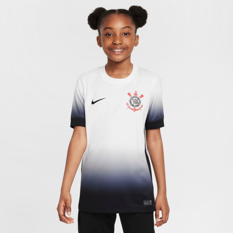 kit Infantil Corinthians Home I 24/25 - Nike Torcedor Camisa + short