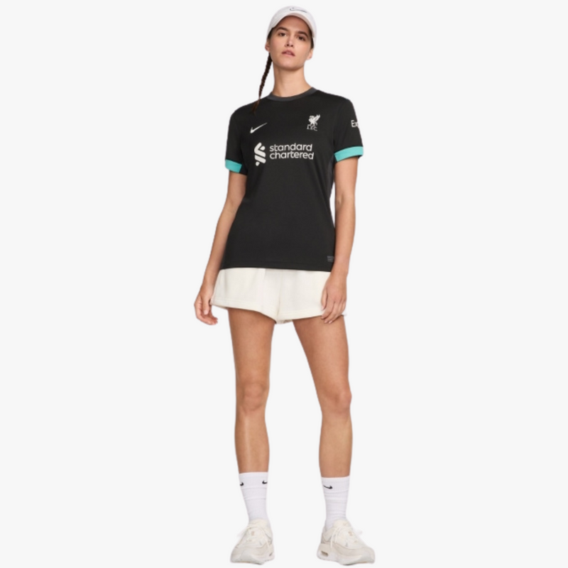 Camisa Liverpool Away II 24/25 Feminina - Nike Torcedor Preta