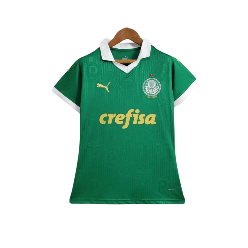 Camisa Palmeiras Home I 24/25 - Puma Torcedor Feminina - Verde